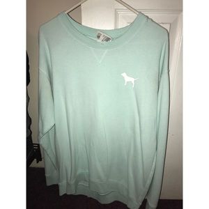 Oversized crew neck sweater from Pink.